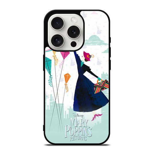 MARY POPPINS ART DISNEY iPhone 15 Pro Case Cover