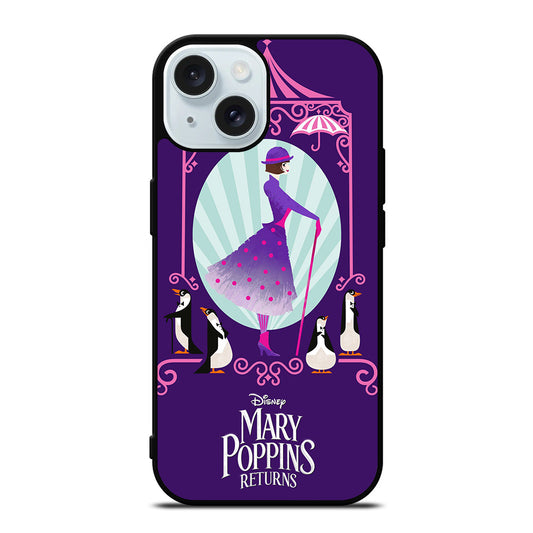 MARY POPPINS DISNEY iPhone 15 Case Cover