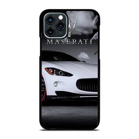 MASERATI WHITE CAR iPhone 11 Pro Case Cover