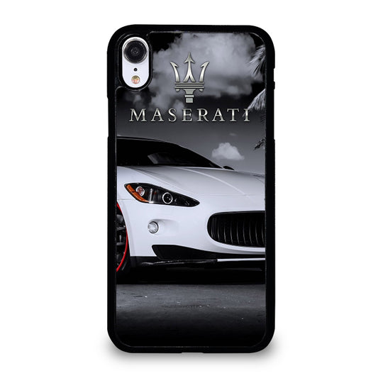 MASERATI WHITE CAR iPhone XR Case Cover