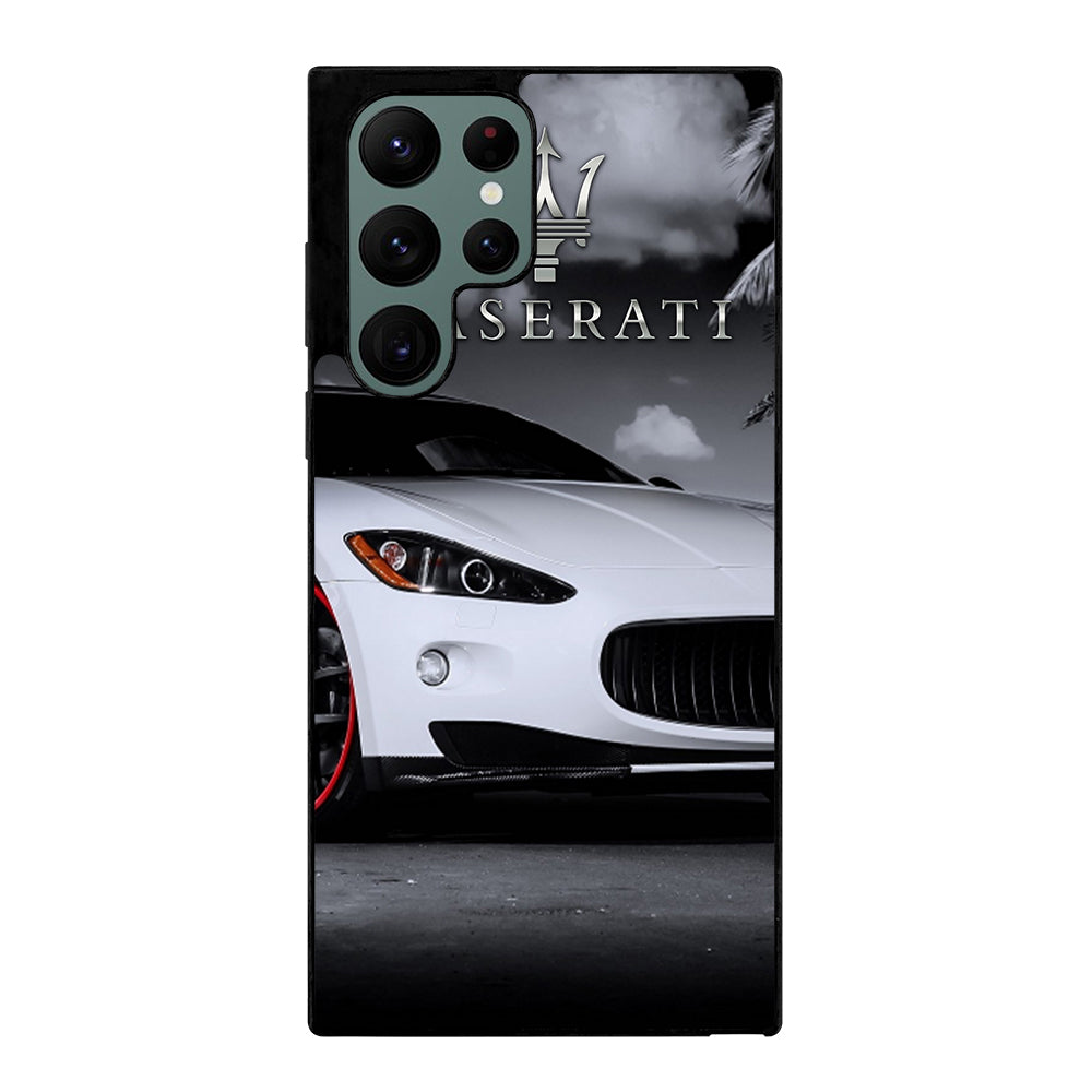 MASERATI WHITE CAR Samsung Galaxy S22 Ultra Case Cover