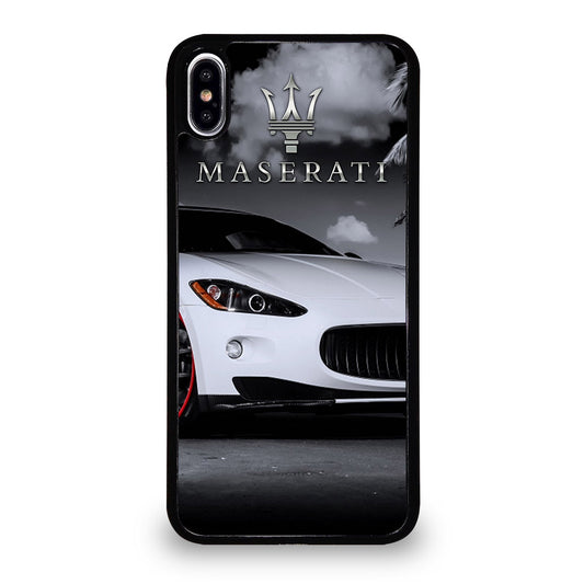 MASERATI WHITE CAR iPhone XS Max Case Cover