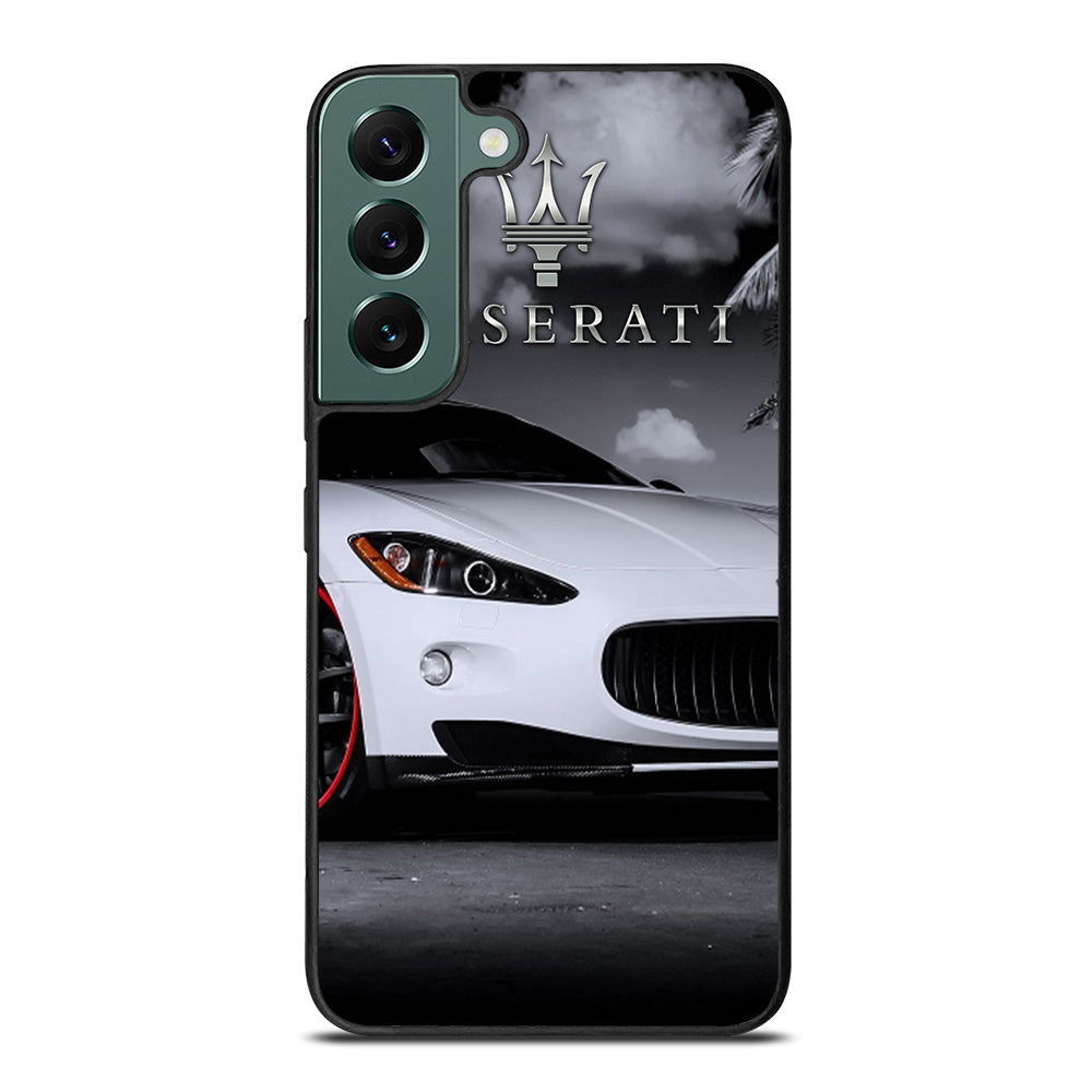 MASERATI WHITE CAR Samsung Galaxy S22 Case Cover