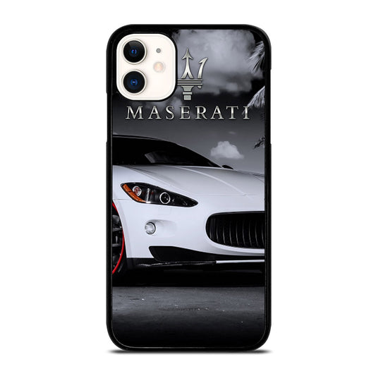 MASERATI WHITE CAR iPhone 11 Case Cover