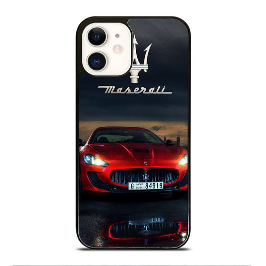 MASERATI RED CAR iPhone 12 Case Cover