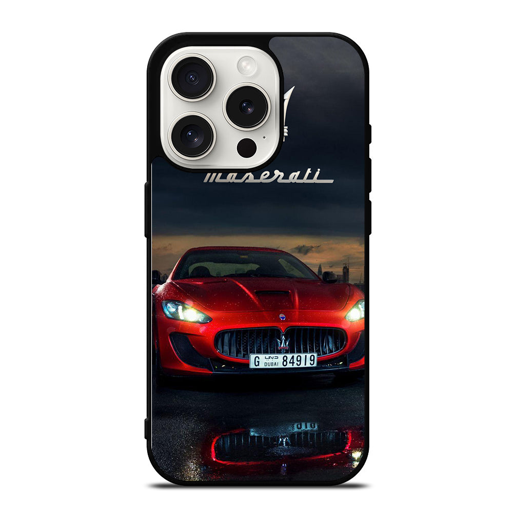 MASERATI RED CAR iPhone 15 Pro Case Cover