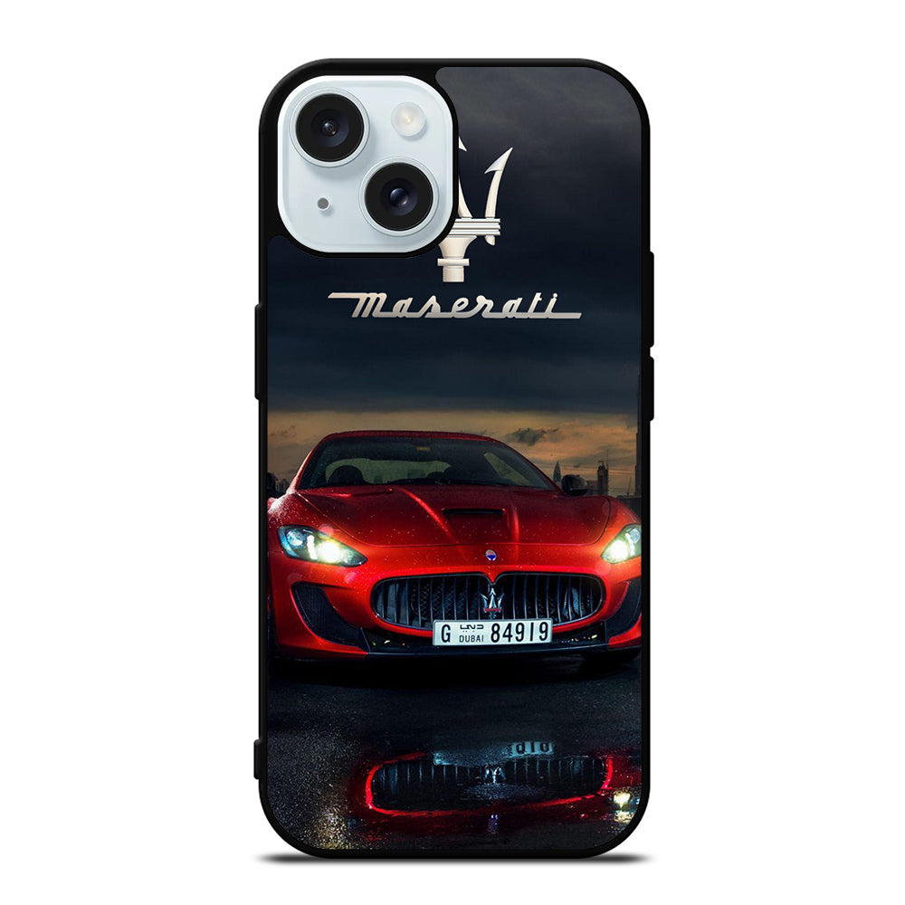 MASERATI RED CAR iPhone 15 Case Cover