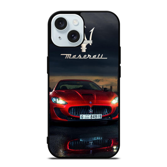 MASERATI RED CAR iPhone 15 Case Cover