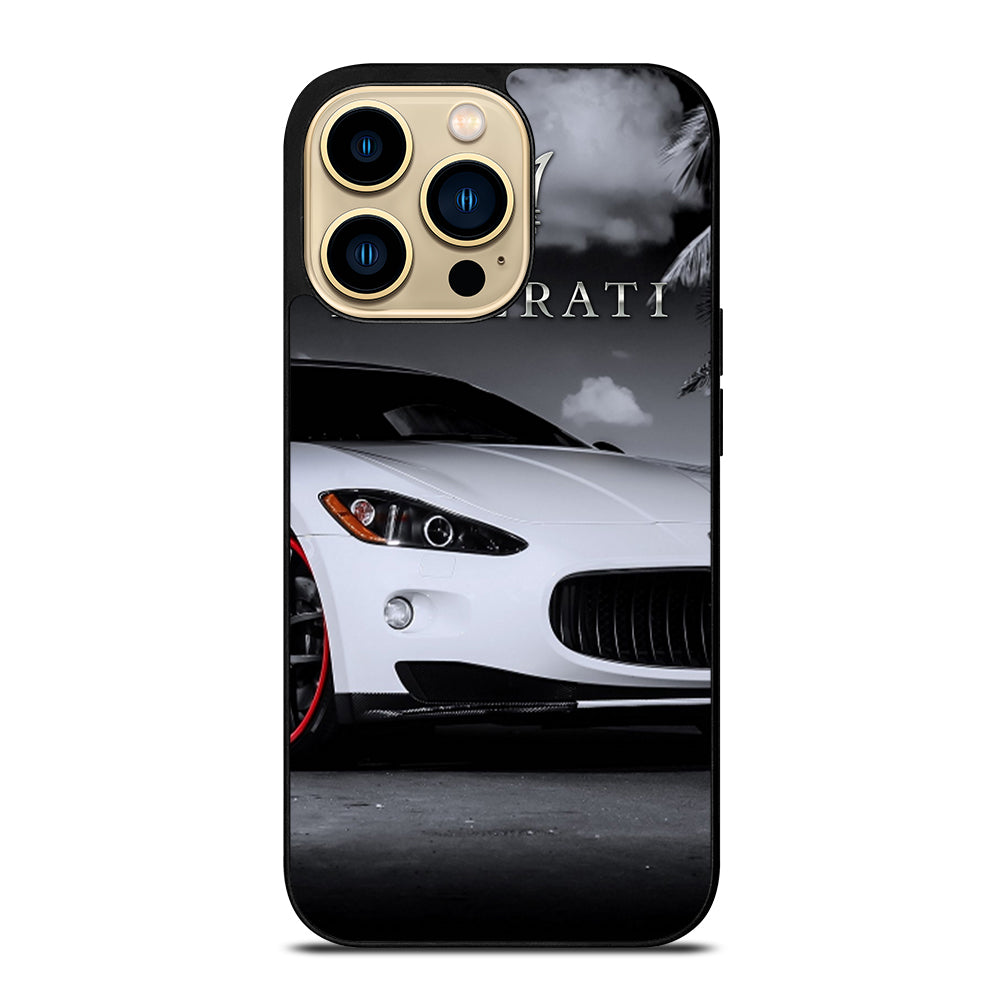 MASERATI WHITE CAR iPhone 14 Pro Max Case Cover