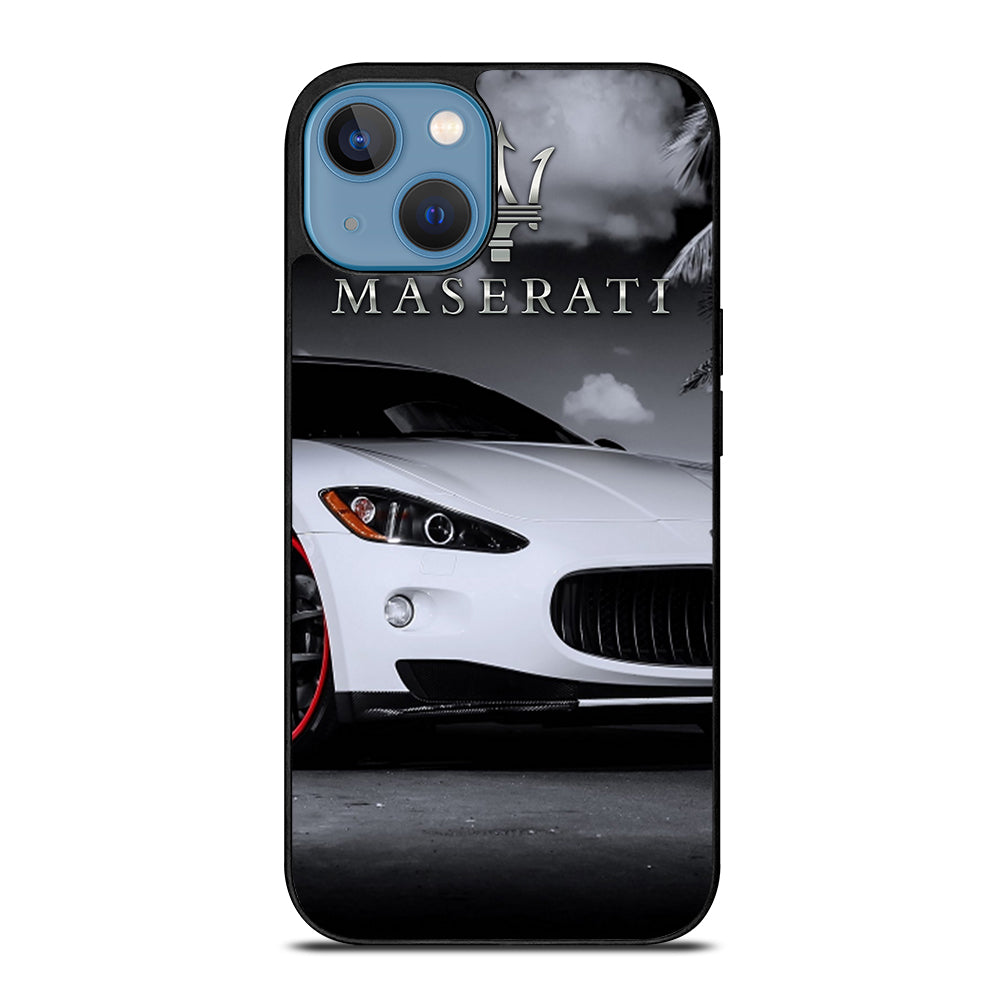MASERATI WHITE CAR iPhone 13 Case Cover