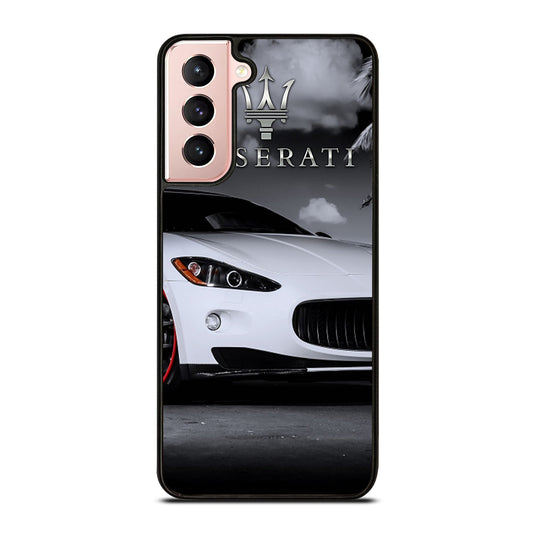 MASERATI WHITE CAR Samsung Galaxy S21 Case Cover