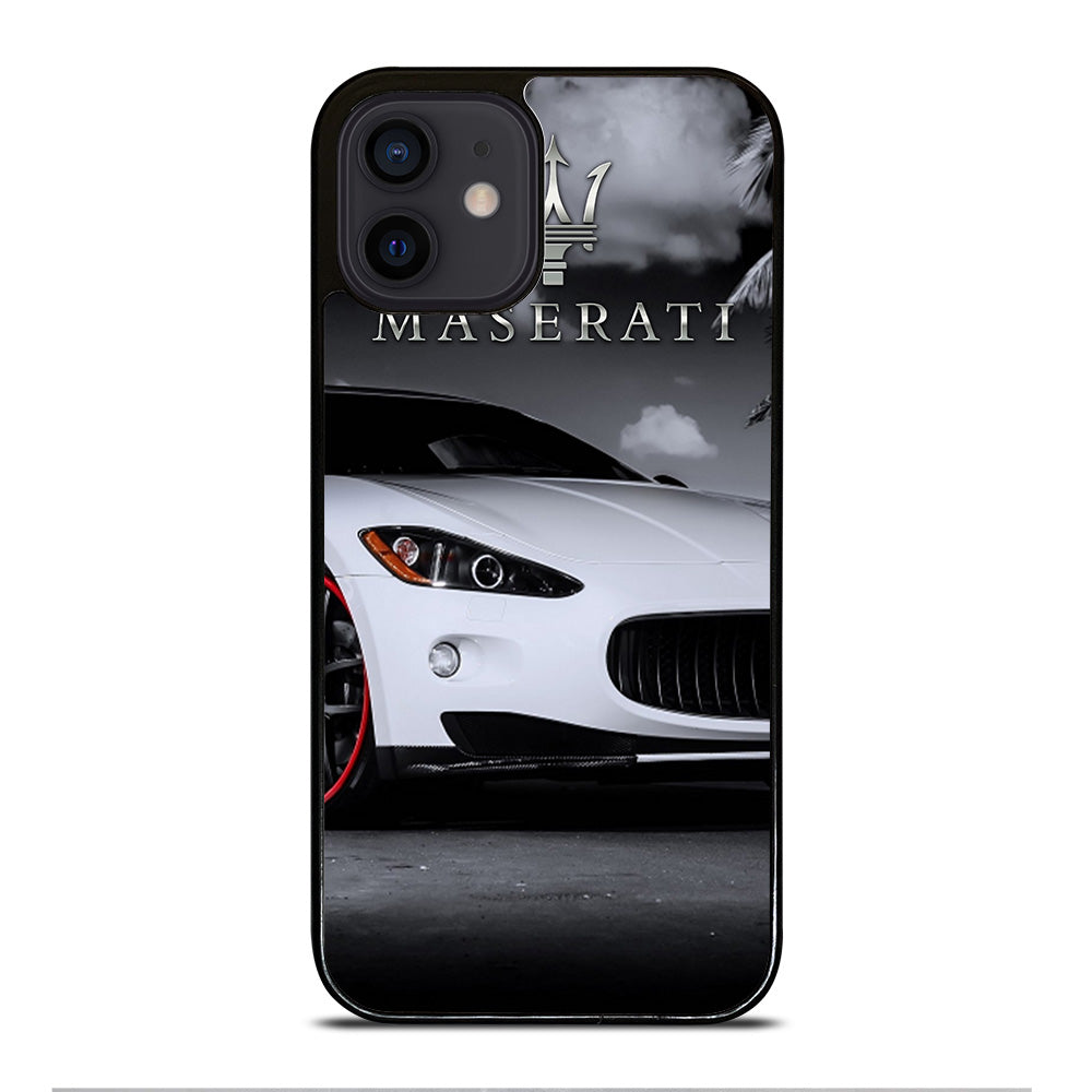 MASERATI WHITE CAR iPhone 12 Mini Case Cover