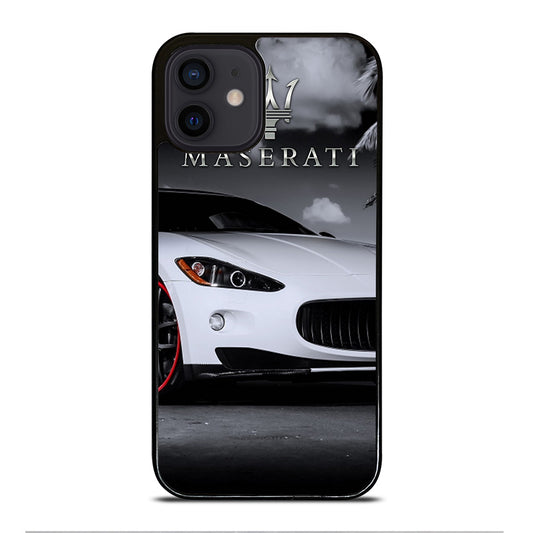 MASERATI WHITE CAR iPhone 12 Mini Case Cover
