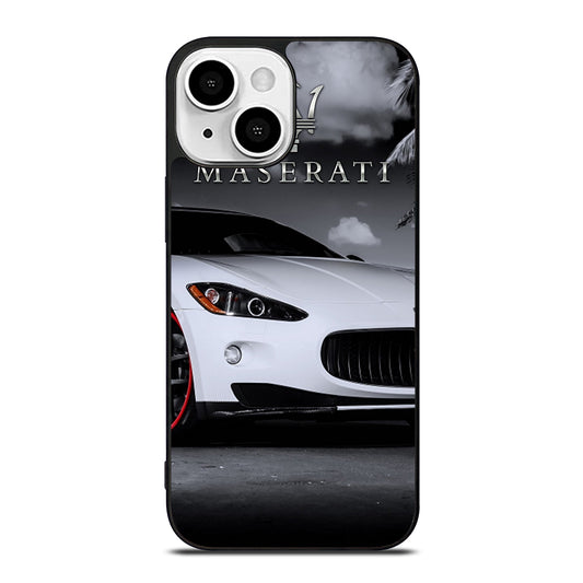 MASERATI WHITE CAR iPhone 13 Mini Case Cover