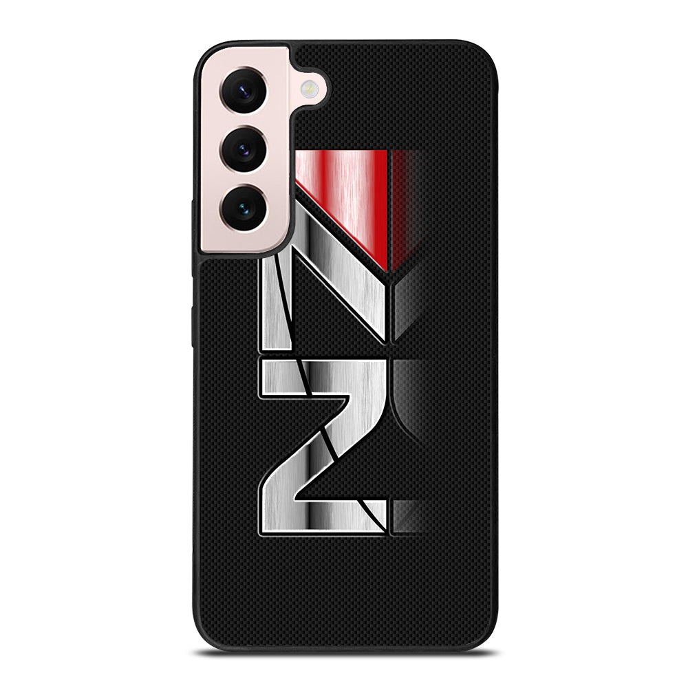 MASS EFFECT N7 LOGO CARBON Samsung Galaxy S22 Plus Case Cover