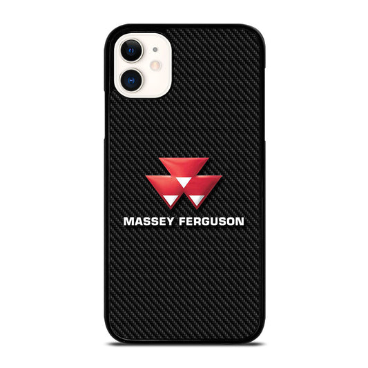 MASSEY FERGUSON LOGO CARBON iPhone 11 Case Cover