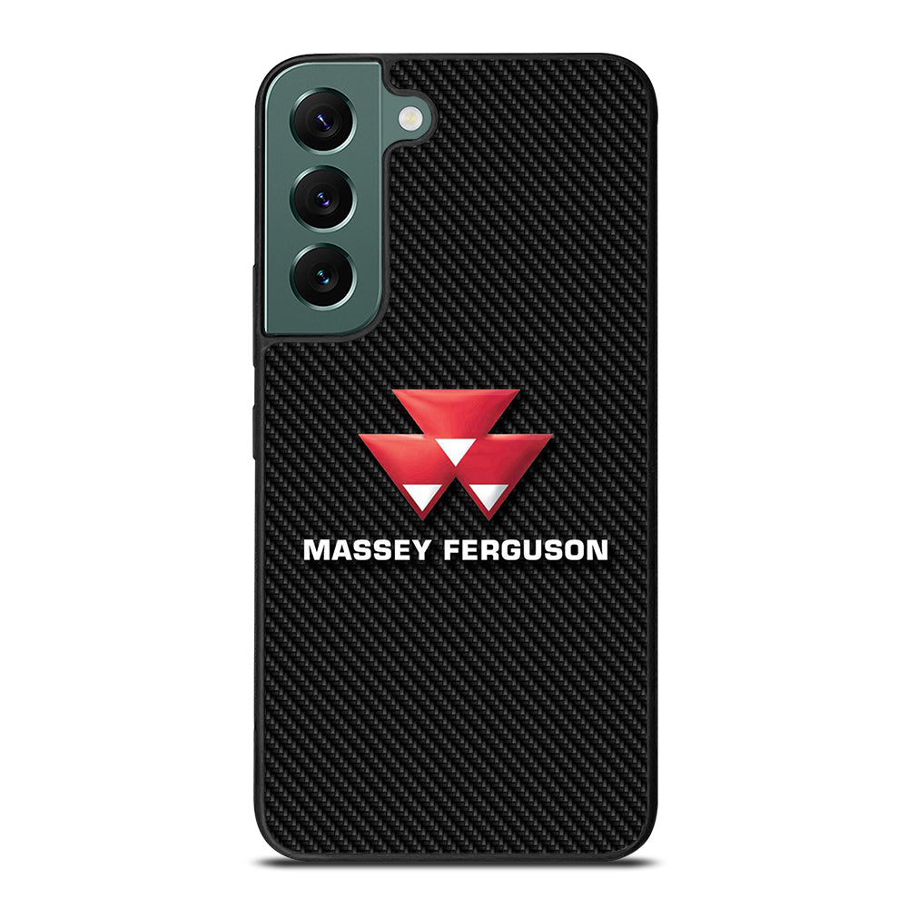 MASSEY FERGUSON LOGO CARBON Samsung Galaxy S22 Case Cover