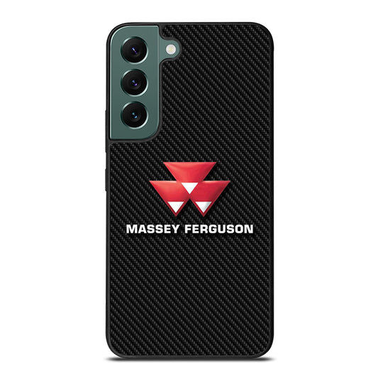 MASSEY FERGUSON LOGO CARBON Samsung Galaxy S22 Case Cover