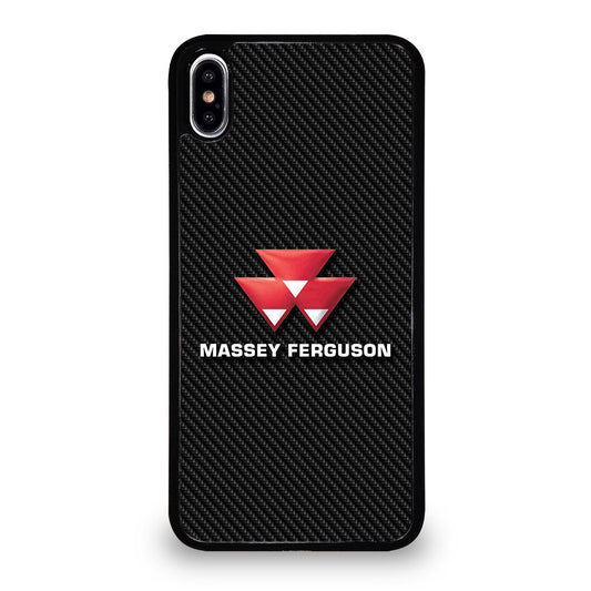 MASSEY FERGUSON LOGO CARBON iPhone XS Max Case Cover
