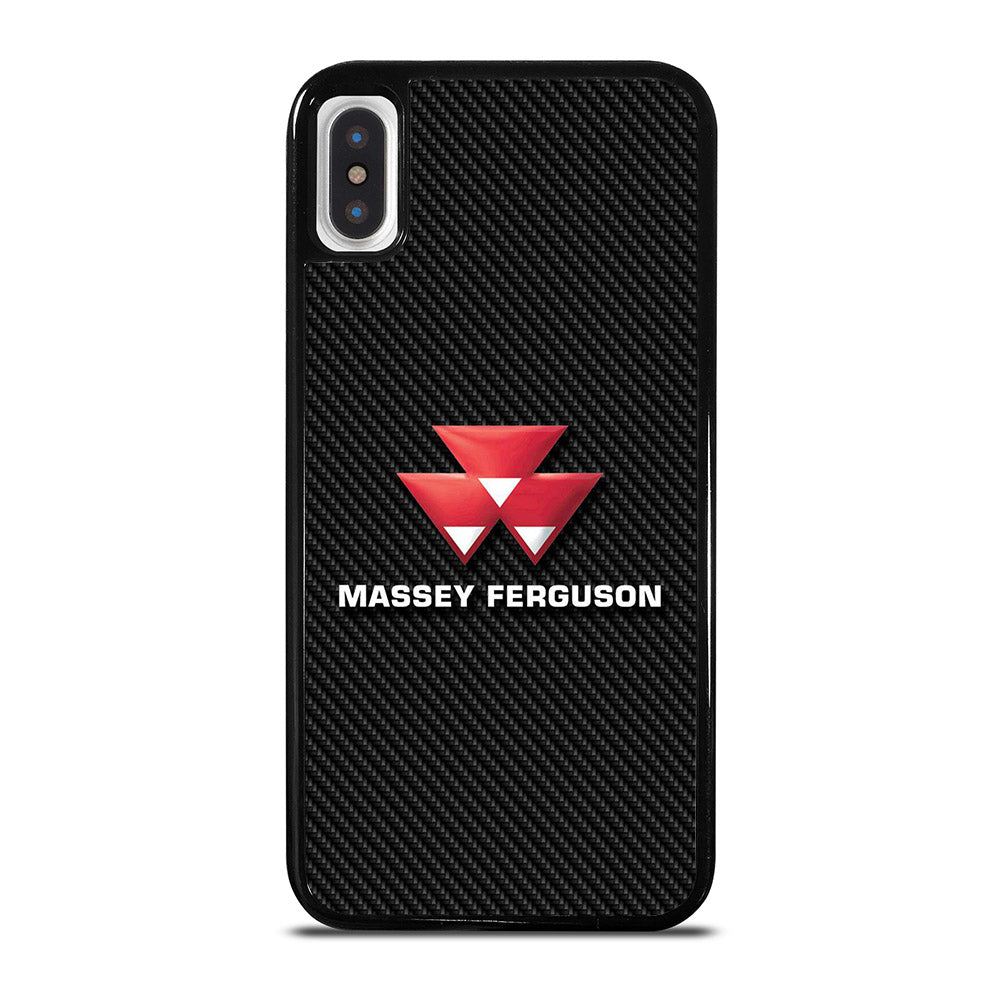 MASSEY FERGUSON LOGO CARBON iPhone X / XS Case Cover