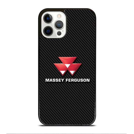 MASSEY FERGUSON LOGO CARBON iPhone 12 Pro Case Cover