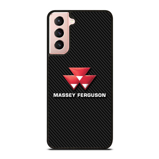 MASSEY FERGUSON LOGO CARBON Samsung Galaxy S21 Case Cover