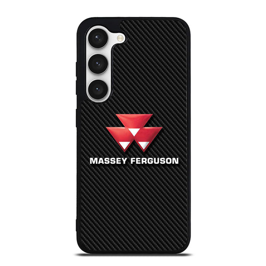 MASSEY FERGUSON LOGO CARBON Samsung Galaxy S23 Case Cover