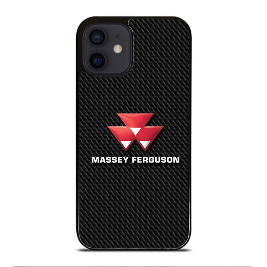 MASSEY FERGUSON LOGO CARBON iPhone 12 Mini Case Cover
