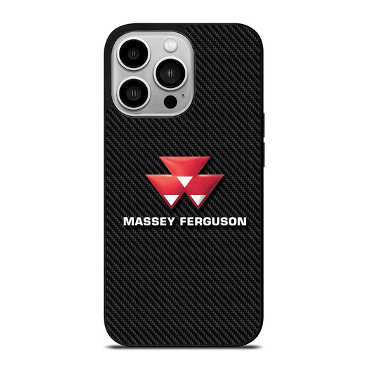 MASSEY FERGUSON LOGO CARBON iPhone 14 Pro Case Cover