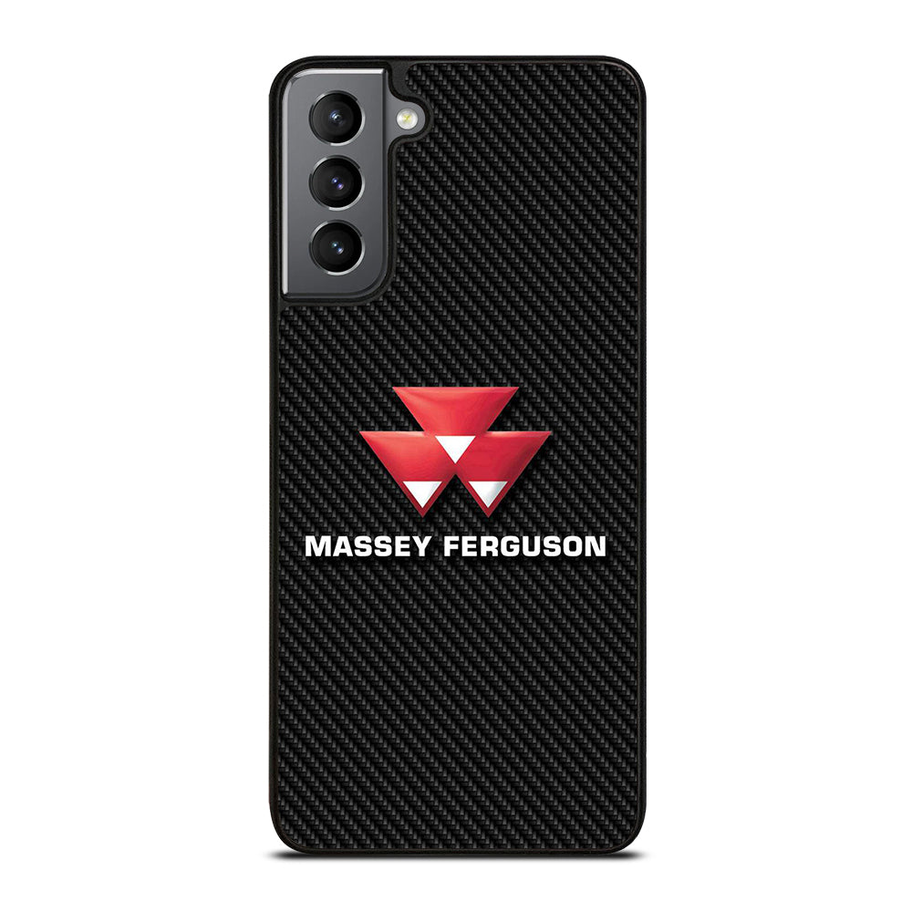 MASSEY FERGUSON LOGO CARBON Samsung Galaxy S21 Plus Case Cover