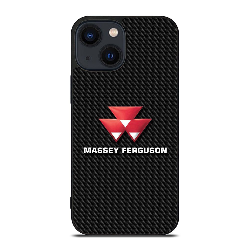 MASSEY FERGUSON LOGO CARBON iPhone 14 Plus Case Cover