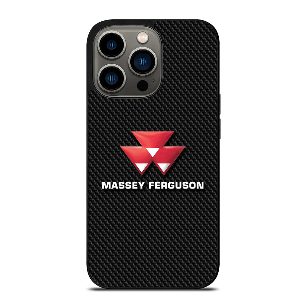 MASSEY FERGUSON LOGO CARBON iPhone 13 Pro Case Cover