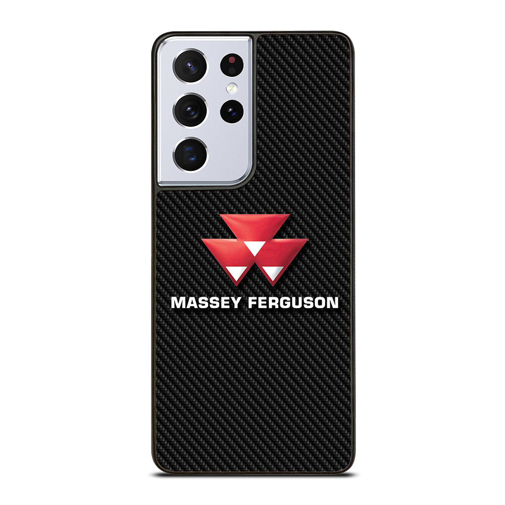 MASSEY FERGUSON LOGO CARBON Samsung Galaxy S21 Ultra Case Cover