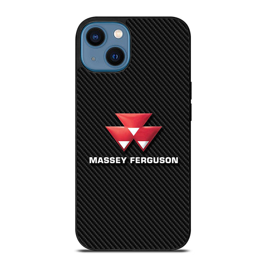 MASSEY FERGUSON LOGO CARBON iPhone 14 Case Cover