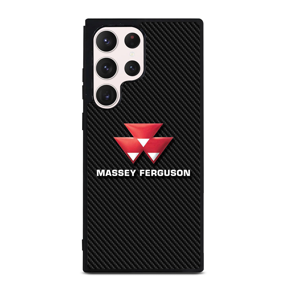 MASSEY FERGUSON LOGO CARBON Samsung Galaxy S23 Ultra Case Cover