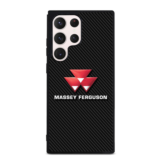 MASSEY FERGUSON LOGO CARBON Samsung Galaxy S23 Ultra Case Cover