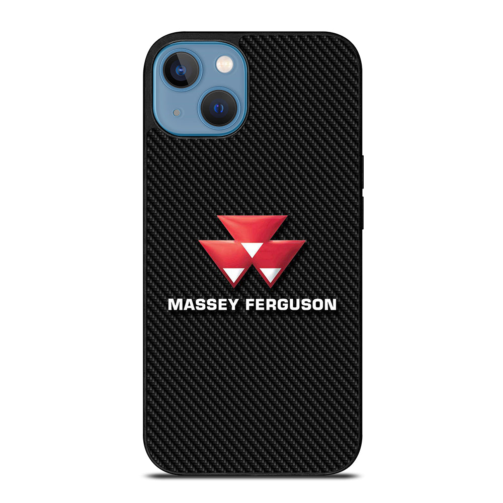 MASSEY FERGUSON LOGO CARBON iPhone 13 Case Cover