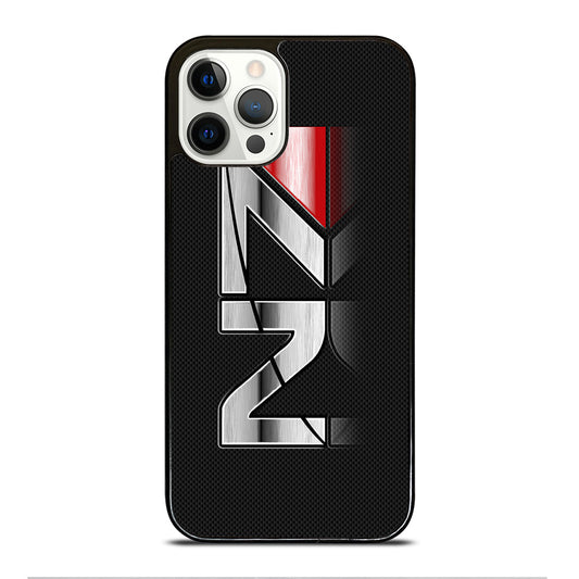 MASS EFFECT N7 LOGO CARBON iPhone 12 Pro Case Cover