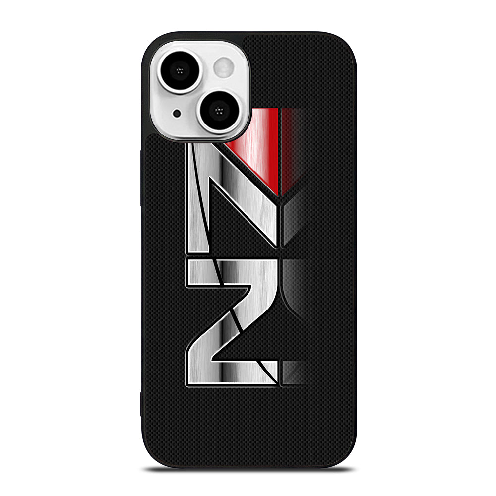 MASS EFFECT N7 LOGO CARBON iPhone 13 Mini Case Cover