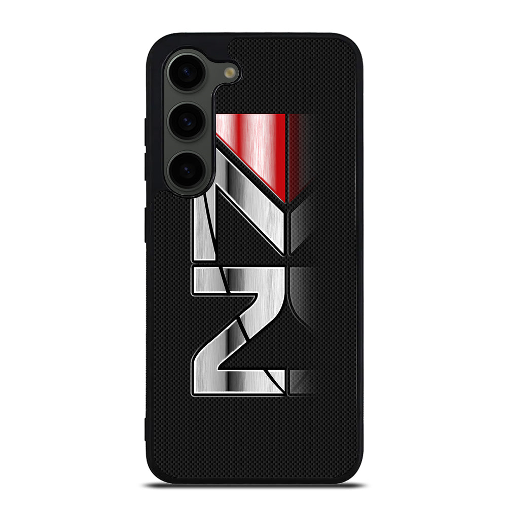 MASS EFFECT N7 LOGO CARBON Samsung Galaxy S23 Plus Case Cover