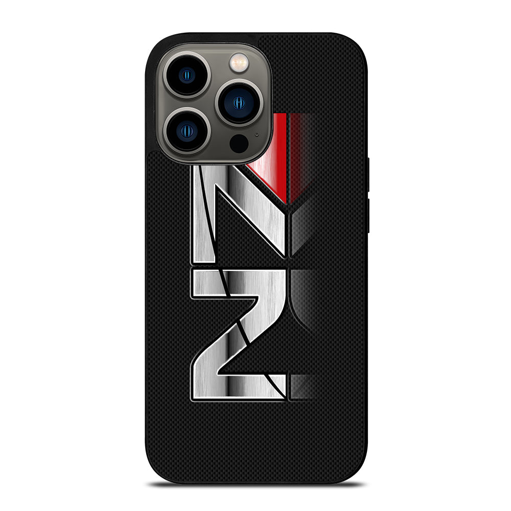 MASS EFFECT N7 LOGO CARBON iPhone 13 Pro Case Cover