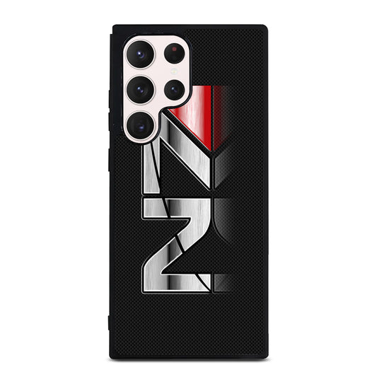 MASS EFFECT N7 LOGO CARBON Samsung Galaxy S23 Ultra Case Cover