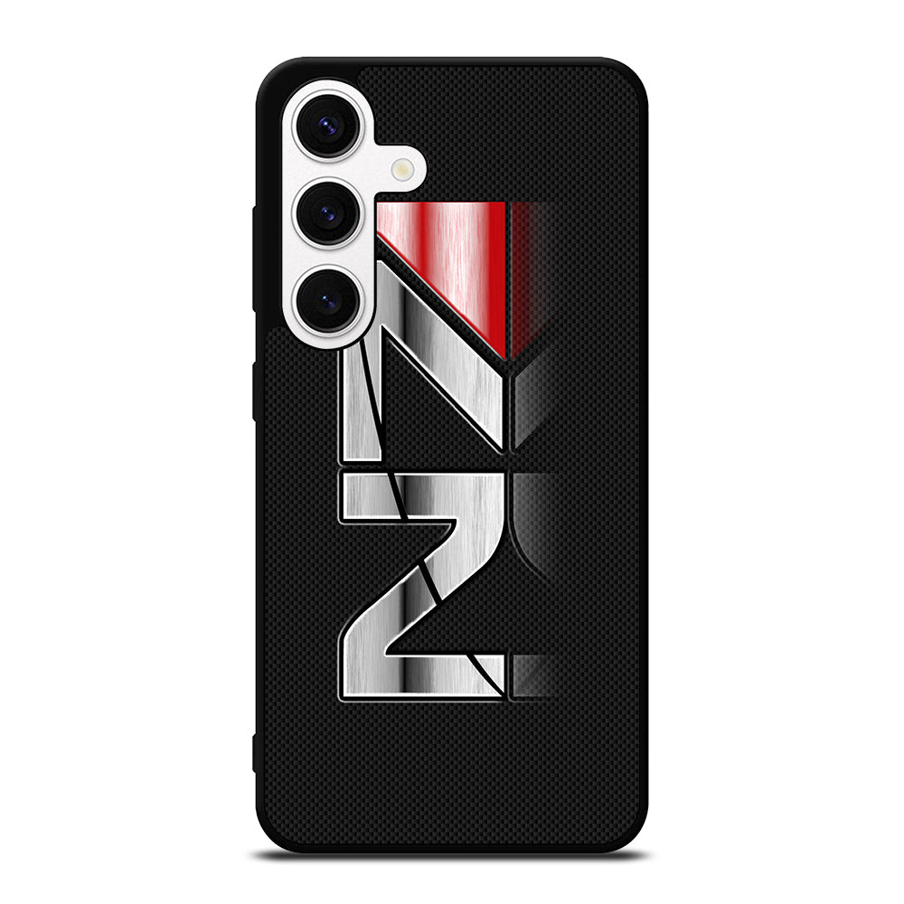 MASS EFFECT N7 LOGO CARBON Samsung Galaxy S24 Case Cover