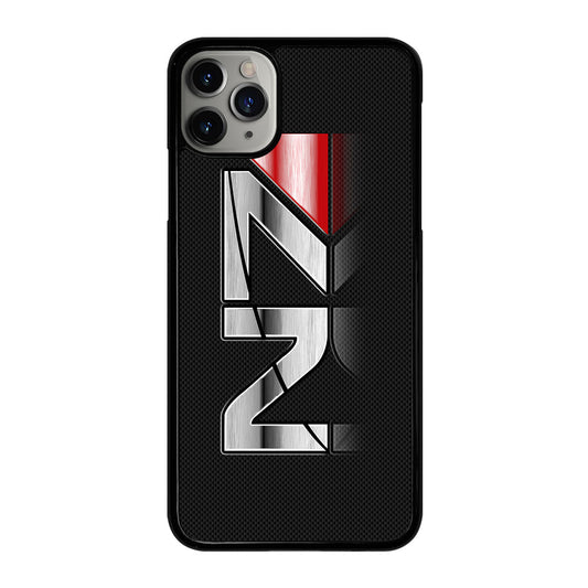 MASS EFFECT N7 LOGO CARBON iPhone 11 Pro Max Case Cover
