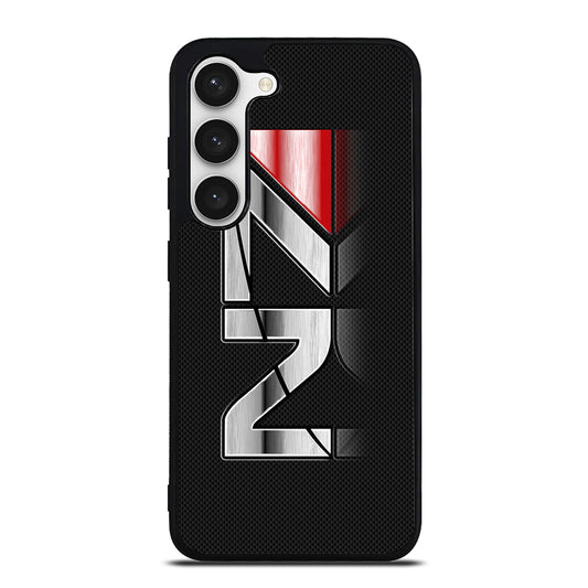MASS EFFECT N7 LOGO CARBON Samsung Galaxy S23 Case Cover
