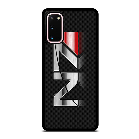 MASS EFFECT N7 LOGO CARBON Samsung Galaxy S20 Case Cover