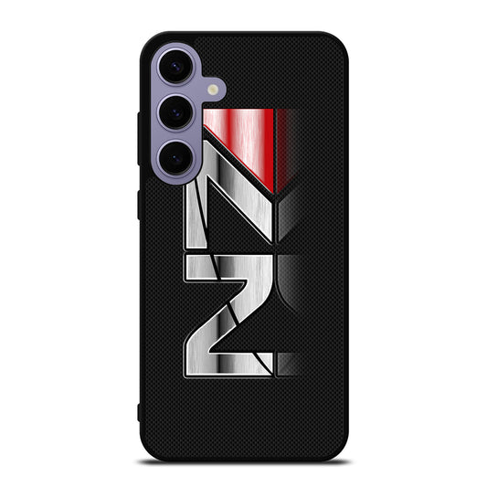 MASS EFFECT N7 LOGO CARBON Samsung Galaxy S24 Plus Case Cover