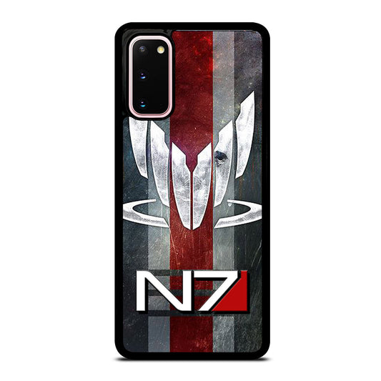 MASS EFFECT N7 LOGO STRIPE Samsung Galaxy S20 Case Cover
