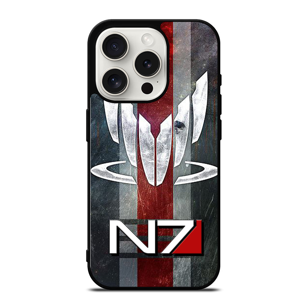 MASS EFFECT N7 LOGO STRIPE iPhone 15 Pro Case Cover