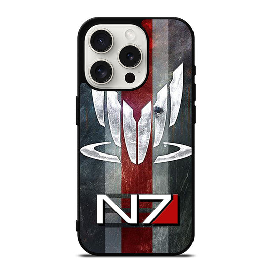MASS EFFECT N7 LOGO STRIPE iPhone 15 Pro Case Cover